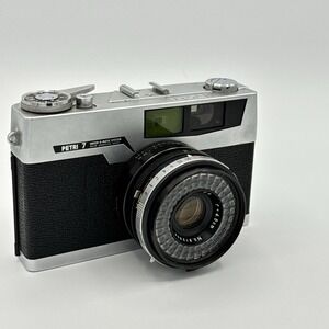 Petri 7 Rangefinder 35mm Film Camera C Petri 4.5cm Lens Japan w/ Case Untested